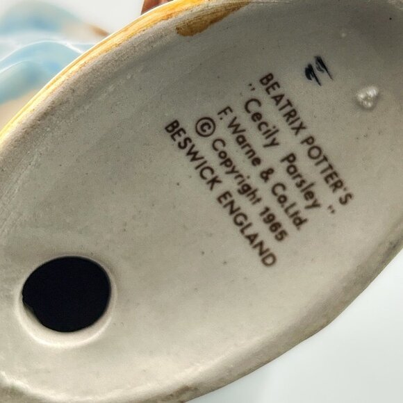 BESWICK Beatrix Potters Porcelain Figurines | Cecily Parsley | v. Head Down | BP - Picture 4 of 6